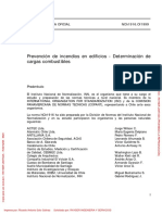 Prevención de Incendios en Edificios - Determinación de Cargas Combustibles