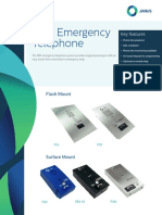 EMS Emergency Telephone: Flush Mount
