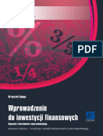 Wprowadzenie Do Inwestycji Finansowych - 17592