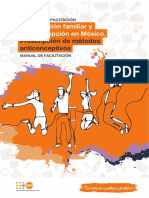 Planificación Familiar y Anticoncepción en México. Prescripción de Métodos Anticonceptivos