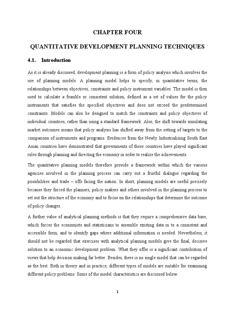 Dev't PPA I (Chap-4) | Download Free PDF | Economic Growth | Input ...