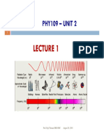 PHY109 - UNIT 2: August 29, 2018 Prof. Reji Thomas DRD-DRC