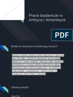 Prace Badawcze W Arktyce I Antarktyce