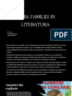 Tema Familiei in Literatura: de Catre