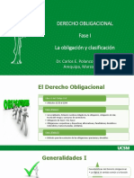 Derecho Obligacional: Clasificación y Elementos Básicos