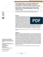 Perfil Epidemiológico de Crianças Diagnosticadas Com Paralisia Cerebral Atendidas No Centro de Reabilitação Lucy Montoro de São José Dos Campos