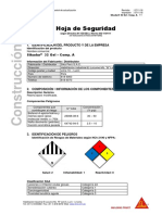 Hoja de Seguridad: Sikadur 32 Gel - Comp. A