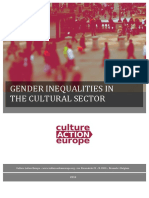 Gender Inequalities in The Cultural Sector