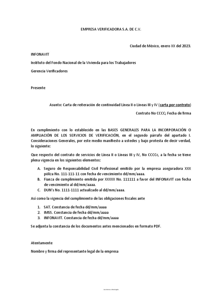 Formato Carta Bajo Protesta de Decir Verdad | PDF