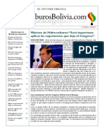 Hidrocarburos Bolivia Informe Semanal Del 22 Al 28 Agosto 2011