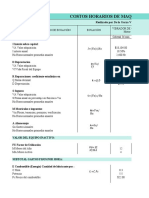 Costos Horarios de Maquinaria Y Equipos: Realizado Por de La Garza Vázquez Mónica