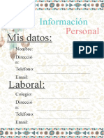 Mis Datos:: Información