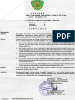 Petikan: Keputusan Kepala Dinas Pendidiran Kabupaten TapanuしI Seu晴An