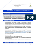 Relatório da Comissão de Qualis Periódicos da Área de Comunicação e Informação