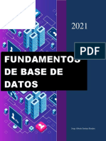 Fundamentos de Base de Datos Fundamentos de Base de Datos: Jorge Alberto Jiménez Rosales