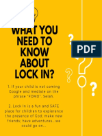 What You Need To Know About Children's Lock-In