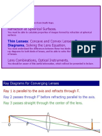 Today's Agenda: Death Rays. Refraction at Spherical Surfaces.: Concave and Convex Lenses,, Solving The Lens Equation