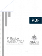 Planificación de Matemática Básica para 1er año