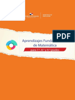 Aprendizajes Fundamentales de Matemática: para 7., 8. Y9. Grados