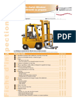 Inspection Du Chariot Élévateur À Fourches Alimenté Au Propane