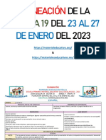 23 AL 27 de Enero: Planeación