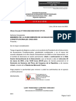 Subcomisión de Acusaciones de Este Miércoles 29 de Marzo