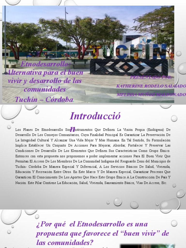 Etnodesarrollo y Buen Vivir en Tuchín | PDF