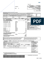 Fatura de cartão com detalhes de compras e parcelamento