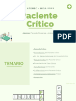 ATENEO | PACIENTE CRÍTICO