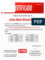 CERTIFICADO HOMOLOGACION