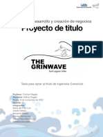 Proyecto de Titulo: Seminario, Desarrollo y Creación de Negocios