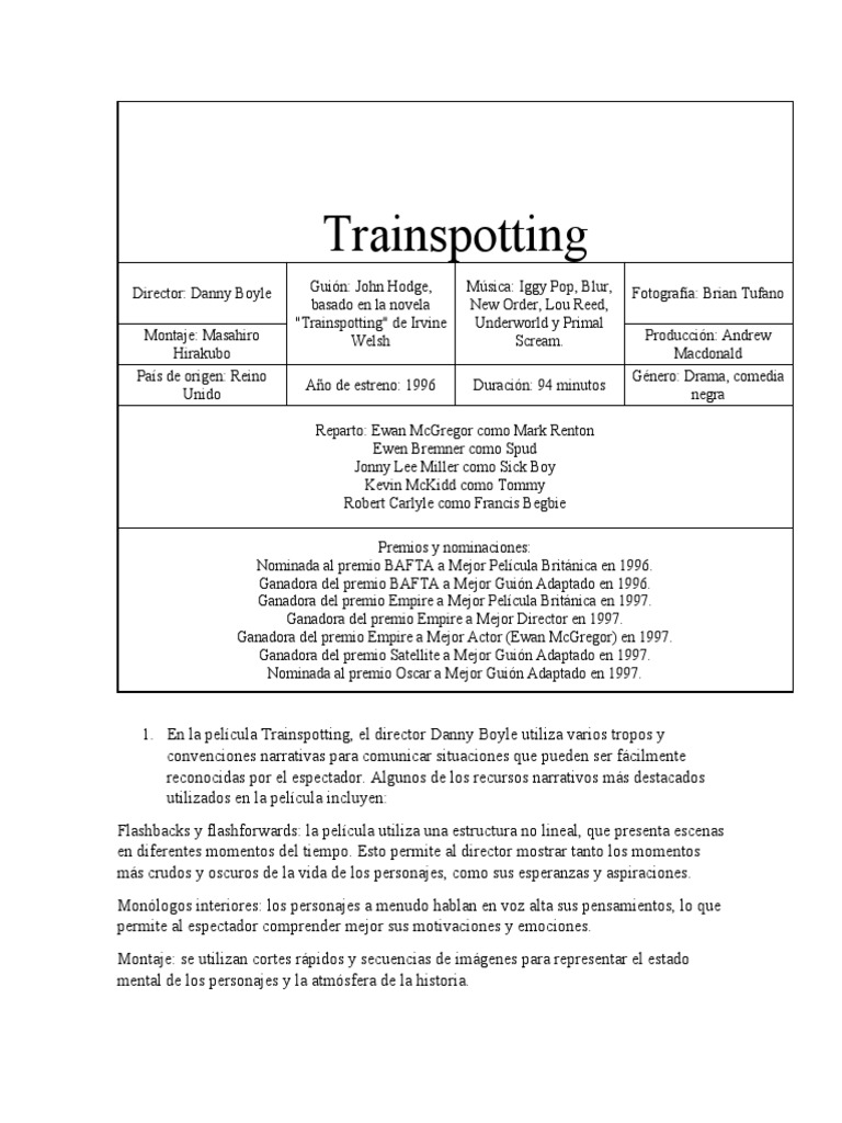 Trainspotting PDF