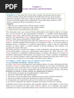 Atomic Structure and Periodicity