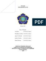 Tugas Geomorfologi: Jurusan Teknik Geologi Fakultas Teknologi Mineral Institut Sains & Teknologi Akprind Yogyakarta