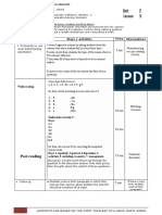 Unit 2 Lesson 5: Post-Reading