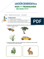 Evaluación Diagnostica Ciencia