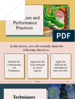 Techniques and Performance Practices