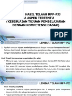 IPA - Contoh Hasil Telaah RPP-PJJ