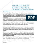 Tratamient O Cognitivo-Conductual (TCC) para Trastornos de Ansiedad en Niños