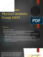 Connections Physics/Chemistry Group 16215