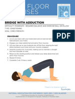 Pelvic Floor Exercises: Bridge With Adduction