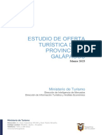 Estudio de Oferta Turística de La Provincia de Galápagos