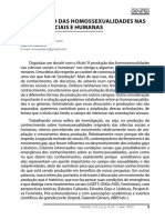 Produção das homossexualidades nas ciências