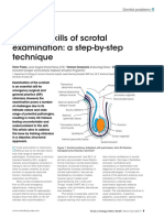 Essential Skills of Scrotal Examination: A Step-By-Step Technique