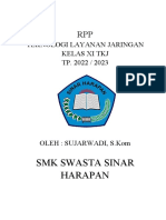 SMK Swasta Sinar Harapan: Teknologi Layanan Jaringan Kelas Xi TKJ TP. 2022 / 2023