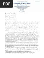 Letter To FDA Re Premarket Tobacco Product Applications 1