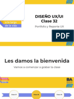 Diseño Ux/Ui Clase 32: Portfolio y Reporte UX