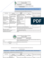 I E T E E S N: Plan de Área de Ética Y Valores Humanos Por Competencias Año Lectivo 2023 Básica Secundaria