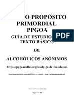 Grupo Propósito Primordial Ppgoa: Guía de Estudio Del Texto Básico DE Alcohólicos Anónimos