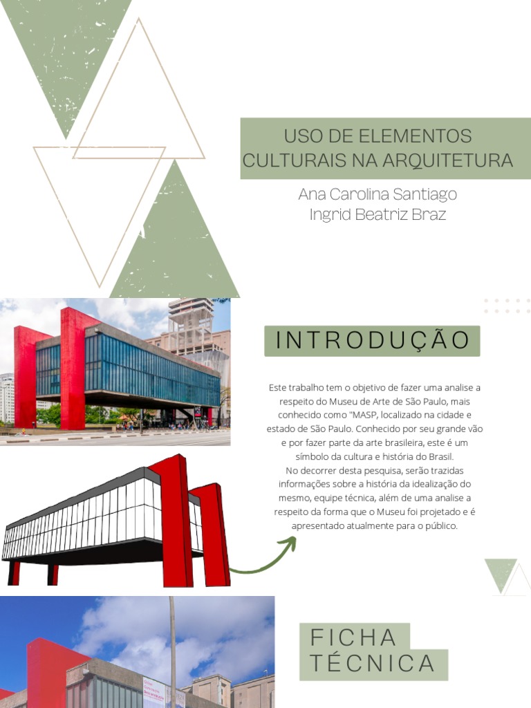 Análise do Museu MASP e sua Arquitetura | PDF | Museu